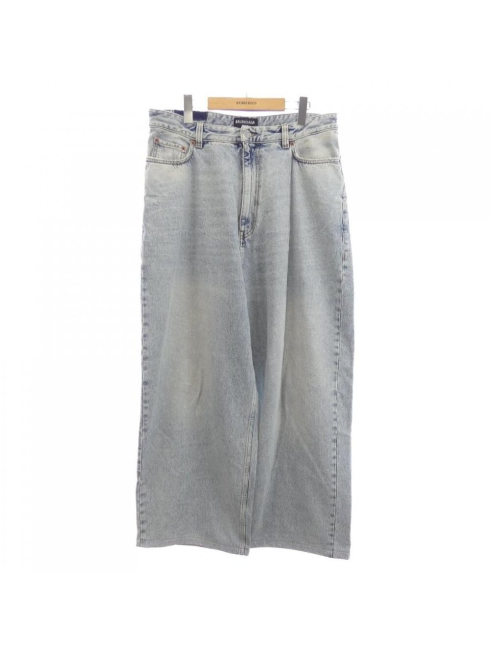 Balenciaga Distressed Jeans Blue